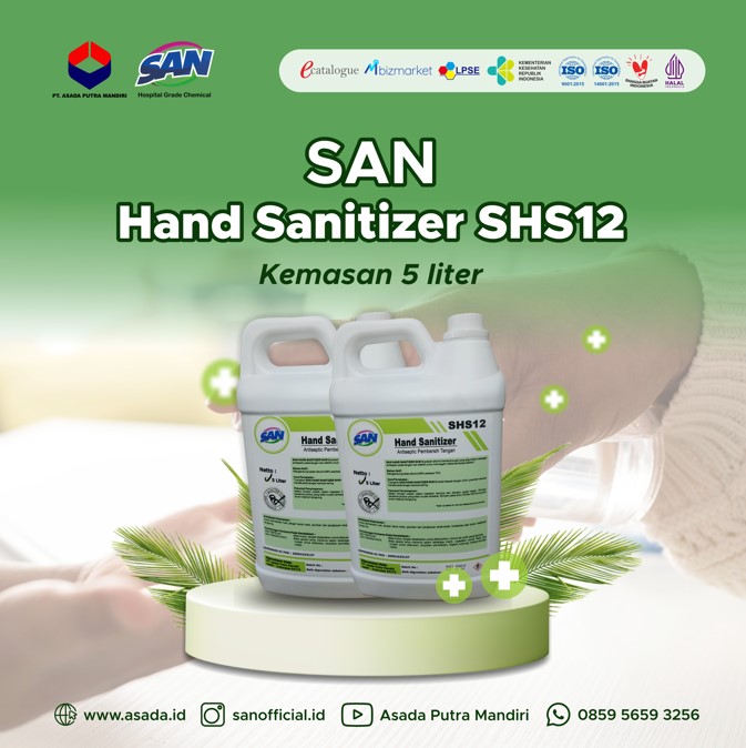 Hand Sanitizer 5 Liter, Praktis dan Hemat untuk Kebersihan Tangan