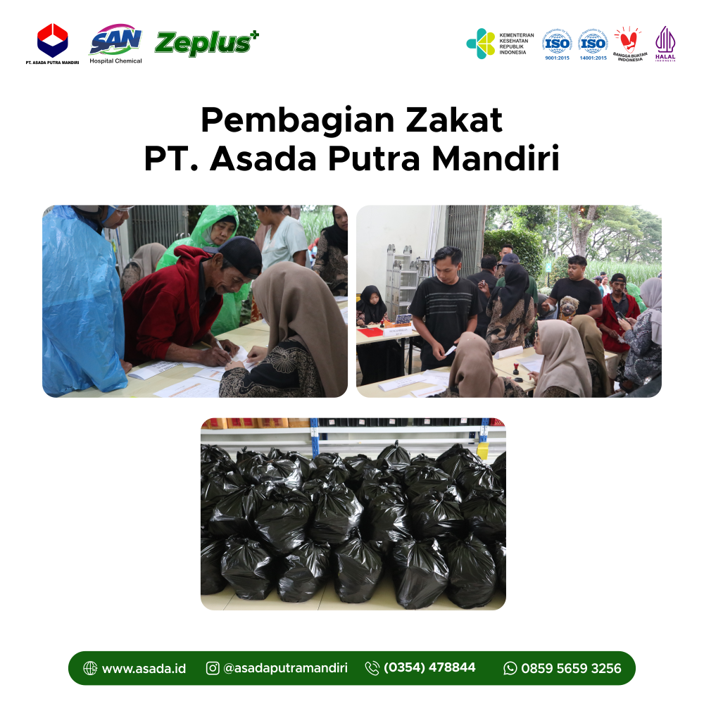 PT. Asada Putra Mandiri Gelar Pembagian Zakat di Kota Kediri
